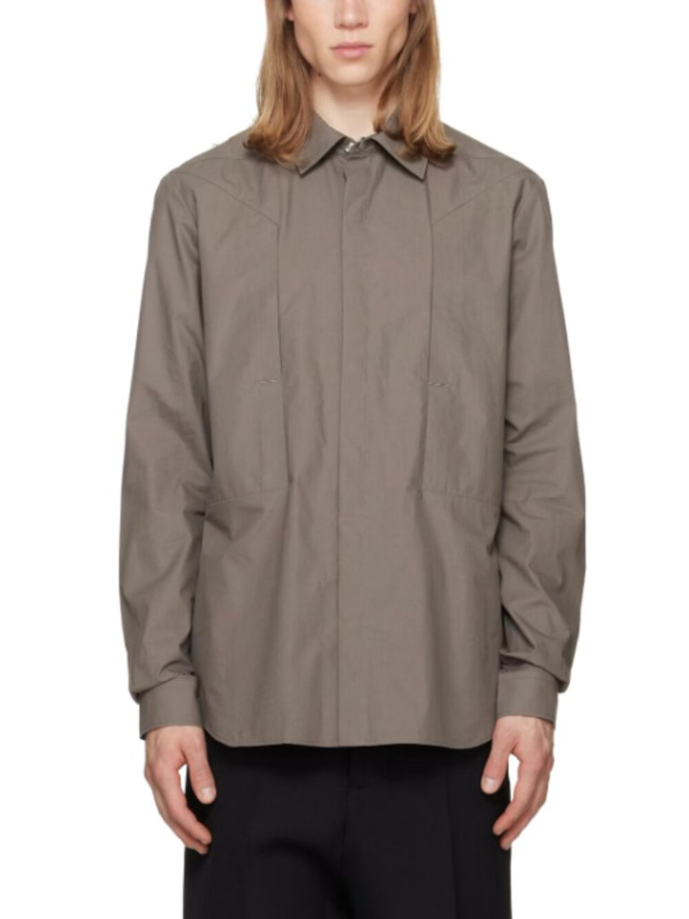 BNWT SS26 RICK OWENS "TEMPLE" FOGPOCKET OUTERSHIRT 50